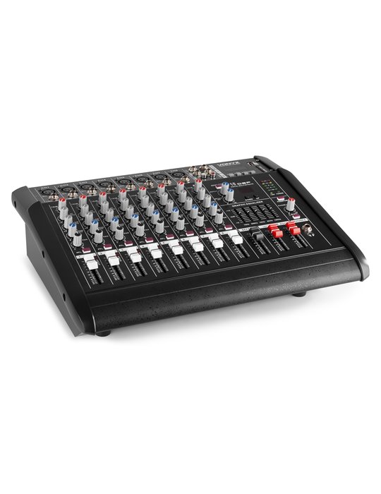 AM8A Mezclador de 8 canales con amplificador DSP/BT/SD/USB/MP3