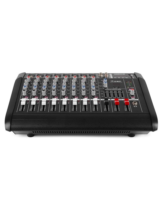 AM8A Mezclador de 8 canales con amplificador DSP/BT/SD/USB/MP3