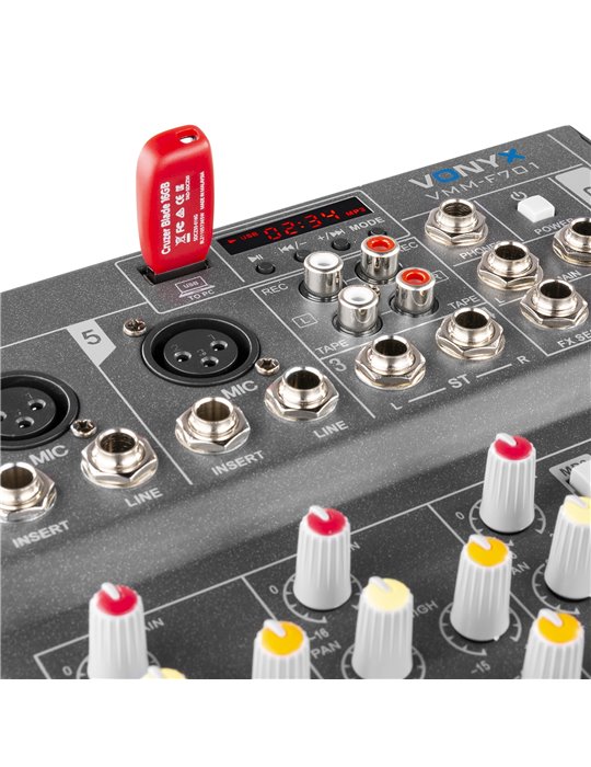 VMM-F701 Mezclador directo 7 canales