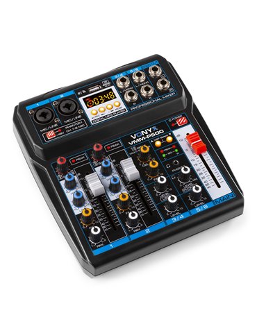 VMM-P500 Mezclador Directo 4Canales con DSP, USB y reproductor MP3/BT
