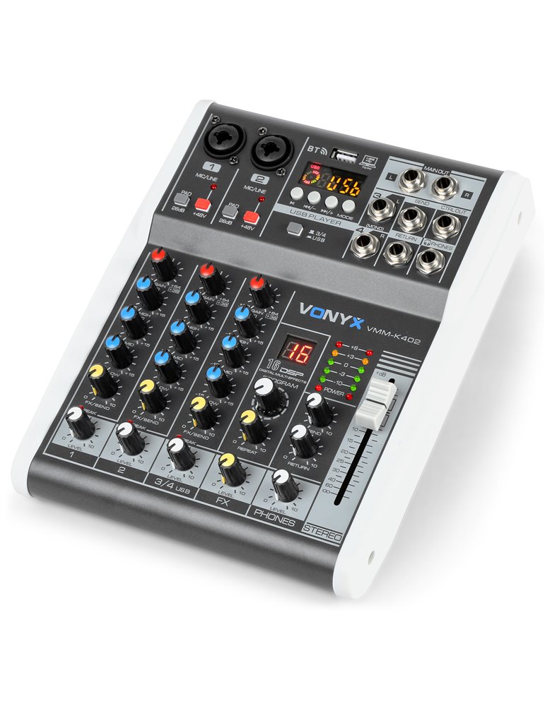 VMM-K402 Mezclador de directo 4 canales con DSP
