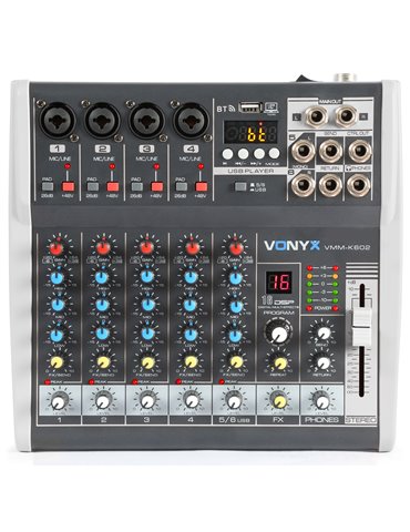 VMM-K602 Mezclador de directo 6 canales con DSP 2