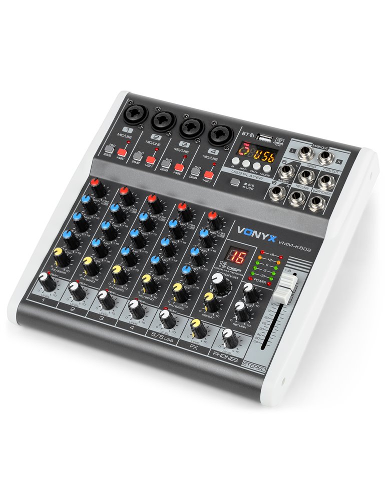 VMM-K602 Mezclador de directo 6 canales con DSP