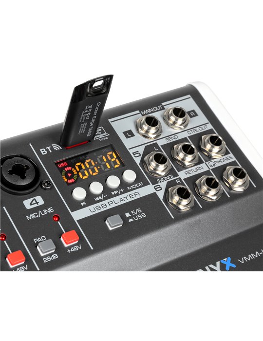 VMM-K602 Mezclador de directo 6 canales con DSP