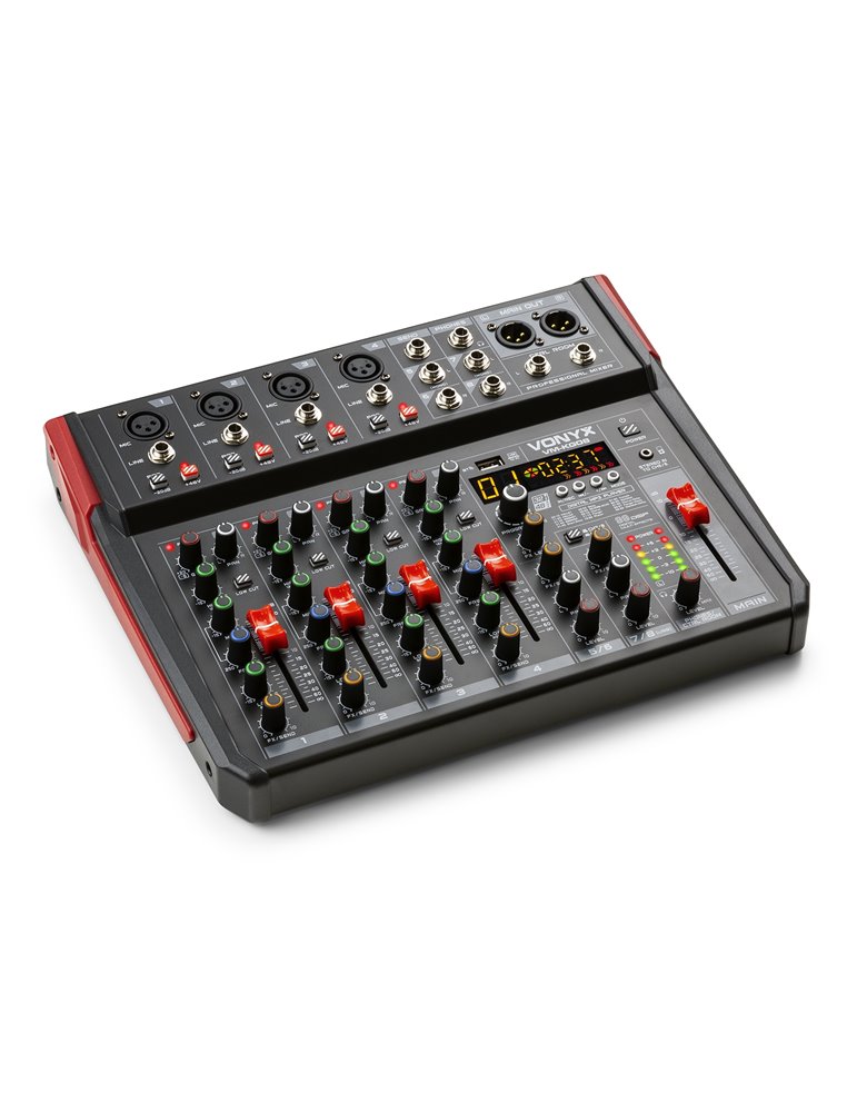 VM-KG08 Mezclador para música 8 canales BT/DSP/USB grabación