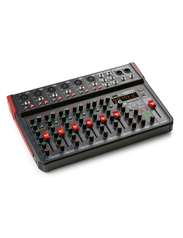 VM-KG10 Mezclador para música 10 canales BT/DSP/USB grabación