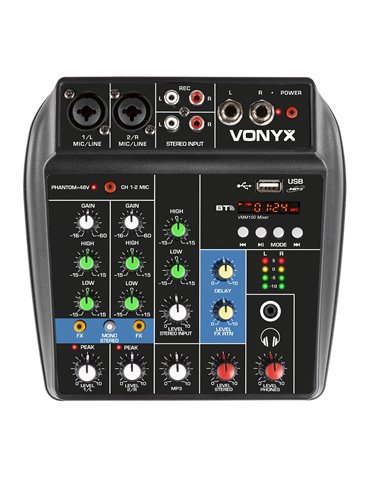 VMM100 Mezclador Audio con USB/BT