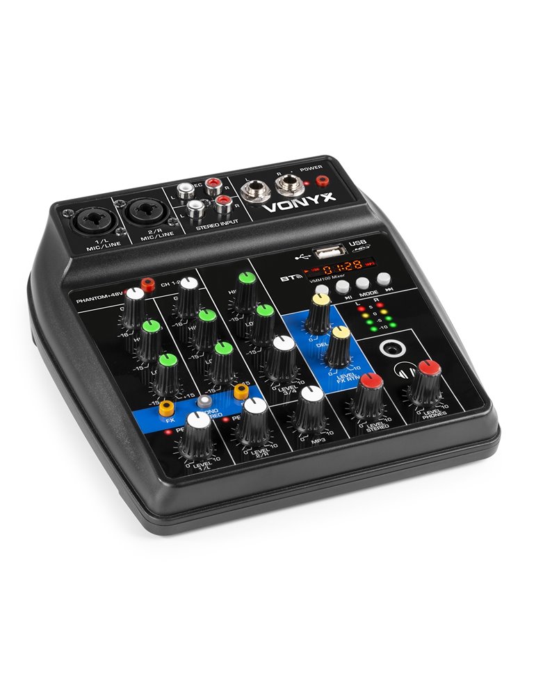 VMM100 Mezclador Audio con USB/BT