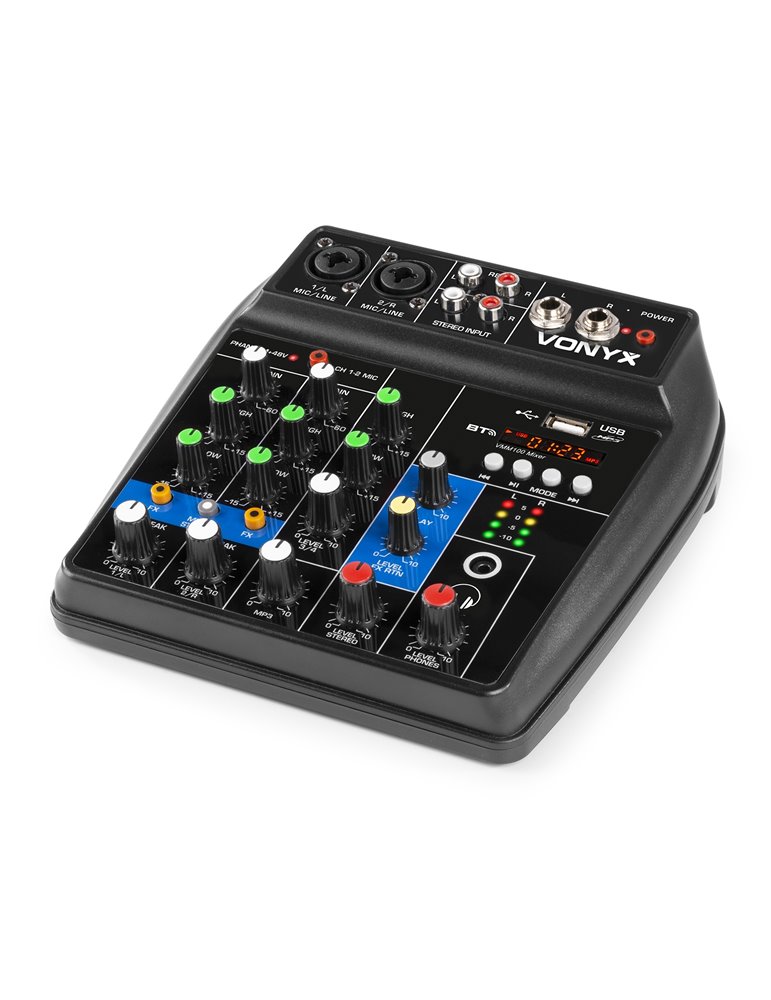 VMM100 Mezclador Audio con USB/BT