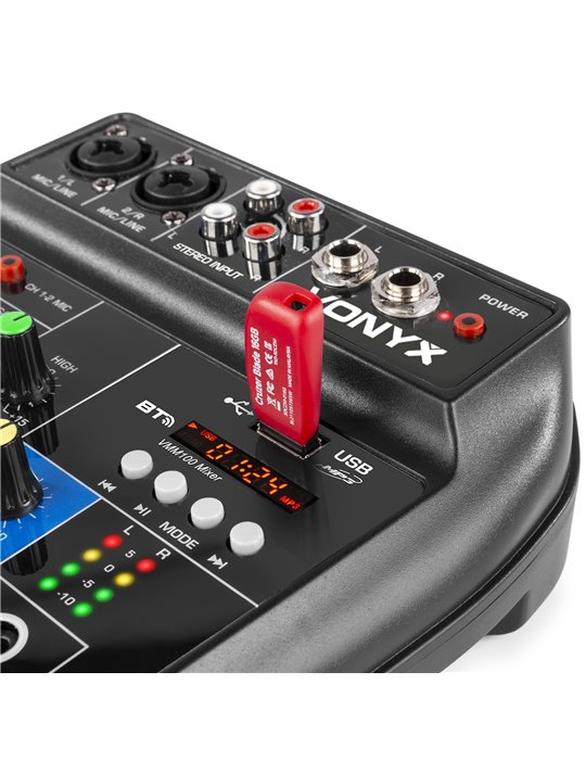 VMM100 Mezclador Audio con USB/BT