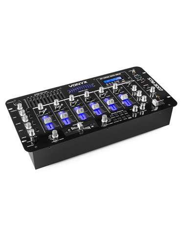 STM-3007 Mezclador 6 Canales SD/USB/MP3/LED/BT 19"