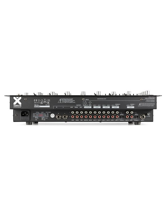STM-3007 Mezclador 6 Canales SD/USB/MP3/LED/BT 19"