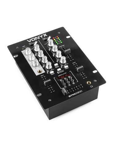 STM-2300 Mezclador de 2 canales USB/MP3