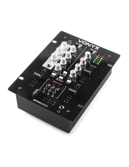 STM-2300 Mezclador de 2 canales USB/MP3