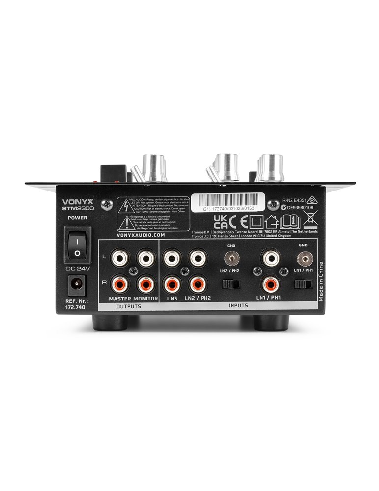 STM-2300 Mezclador de 2 canales USB/MP3