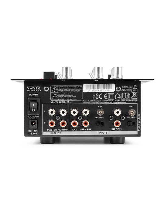 STM-2300 Mezclador de 2 canales USB/MP3