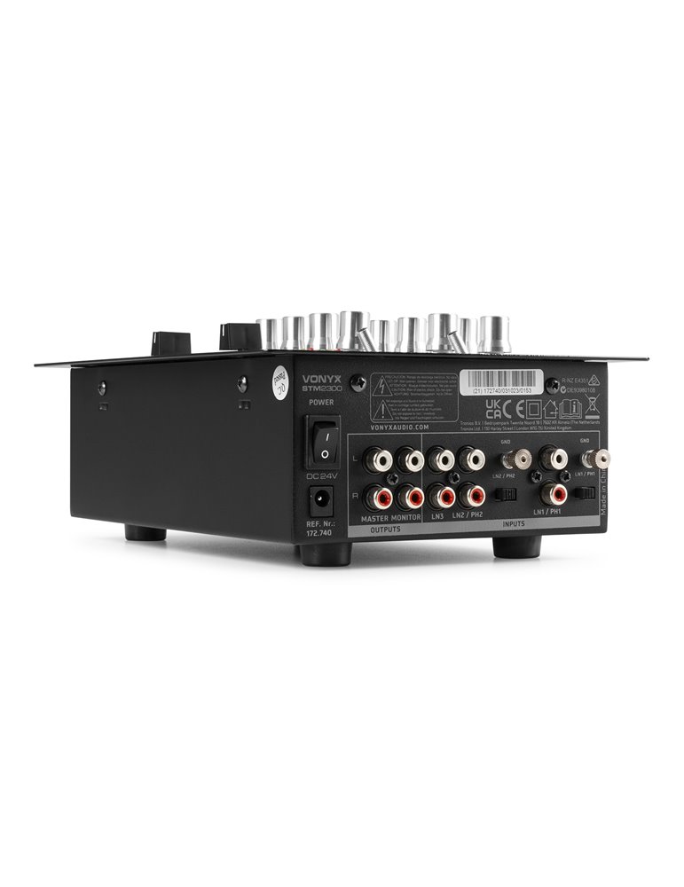 STM-2300 Mezclador de 2 canales USB/MP3