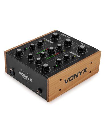 VDJ250 Mezclador rotativo de DJ de 2 canales 2