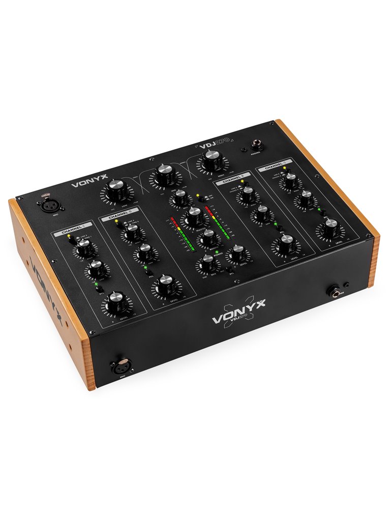 VDJ270 Mezclador rotativo DJ de 4 canales