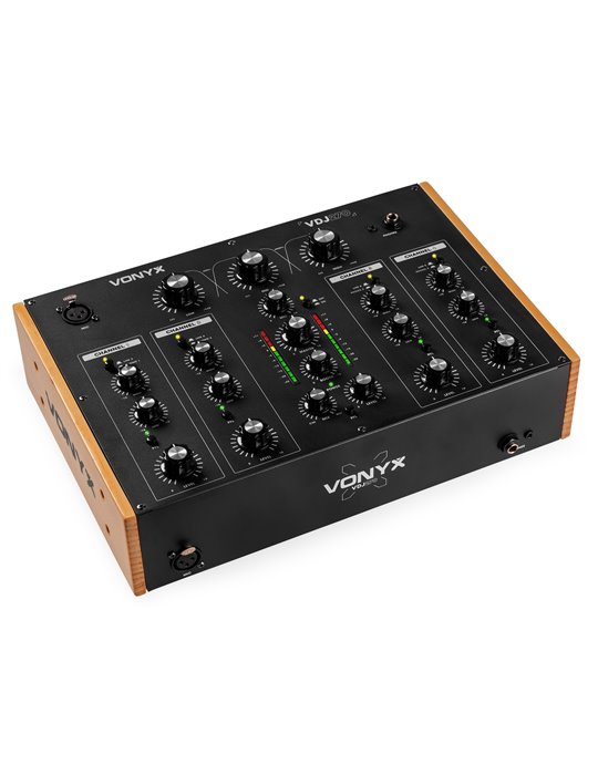 VDJ270 Mezclador rotativo DJ de 4 canales