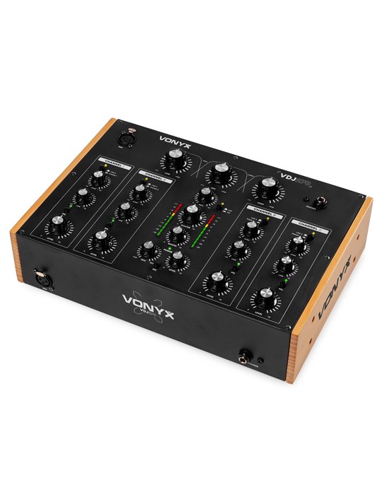 VDJ270 Mezclador rotativo DJ de 4 canales