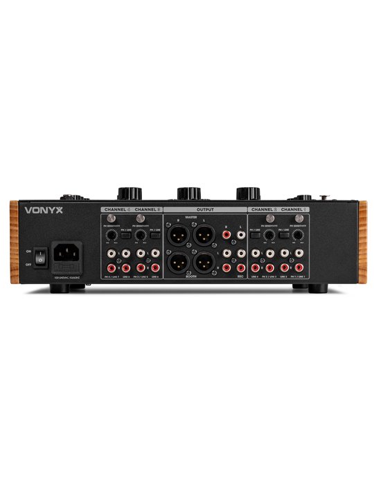 VDJ270 Mezclador rotativo DJ de 4 canales