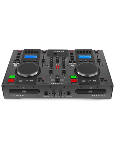 CDJ450 Doble reproductor mezclador sobremesa CD/MP3/USB con BT  2