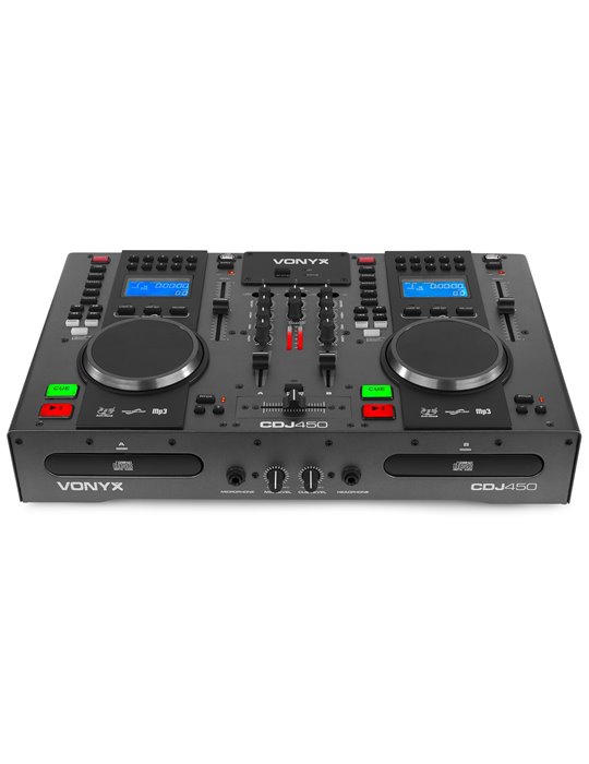 CDJ450 Doble reproductor mezclador sobremesa CD/MP3/USB con BT 