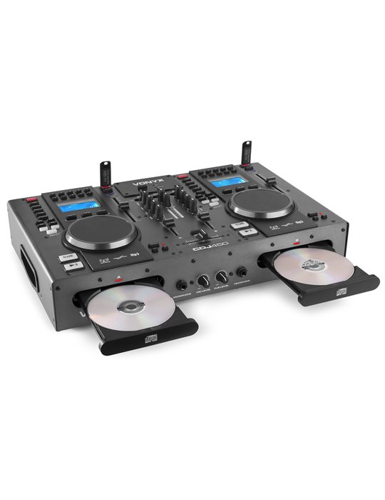 CDJ450 Doble reproductor mezclador sobremesa CD/MP3/USB con BT 