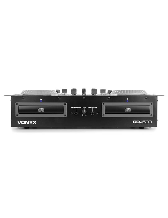 CDJ500 Doble reproductor con amplificador CD/MP3/USB/BT