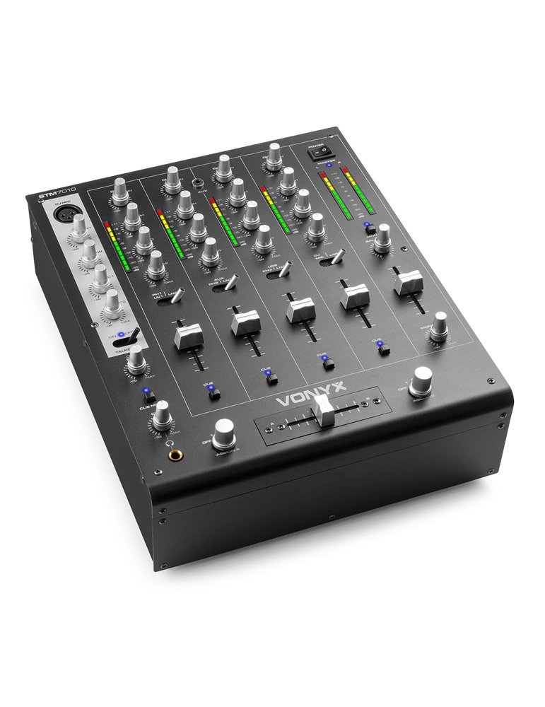 STM-7010 Mezclador 4 canales DJ USB