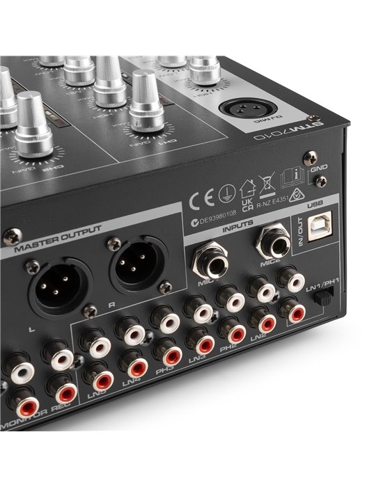 STM-7010 Mezclador 4 canales DJ USB