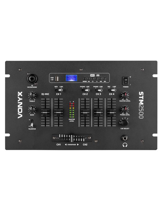 STM2500 Mezclador de 5 canales USB/MP3 con BT