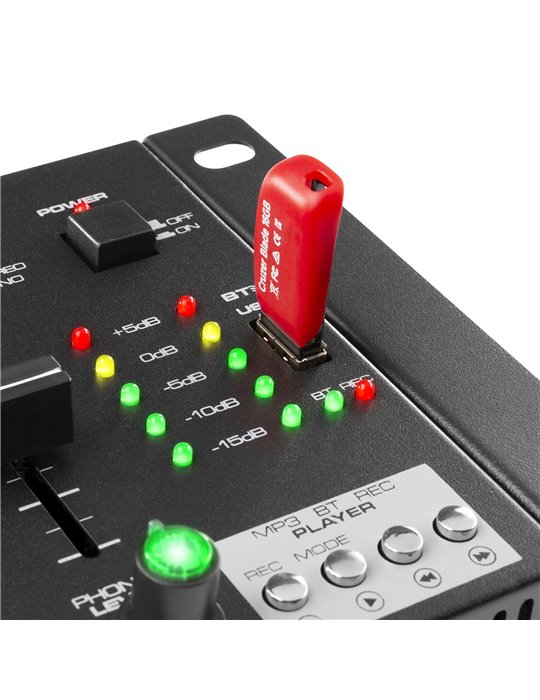 STM3025, Mezclador 7canales USB MP3 BT