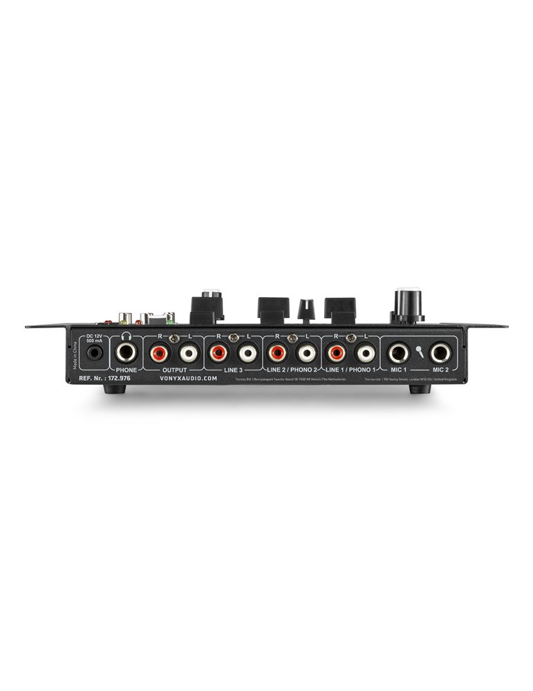 STM-3020B Mezclador de 6 canales con USB/MP3 - Negro
