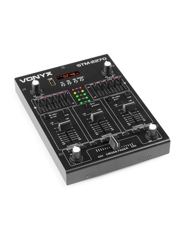 STM2270 Mezclador de 4 Canales con Efectos USB/MP3/BT 2