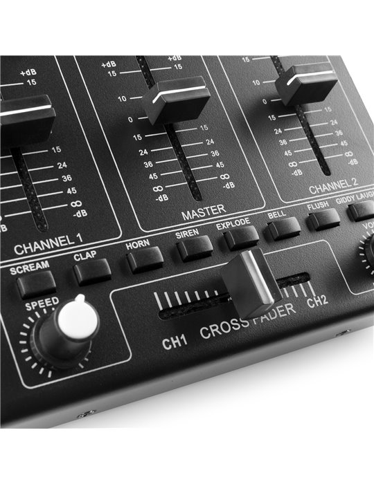STM2270 Mezclador de 4 Canales con Efectos USB/MP3/BT
