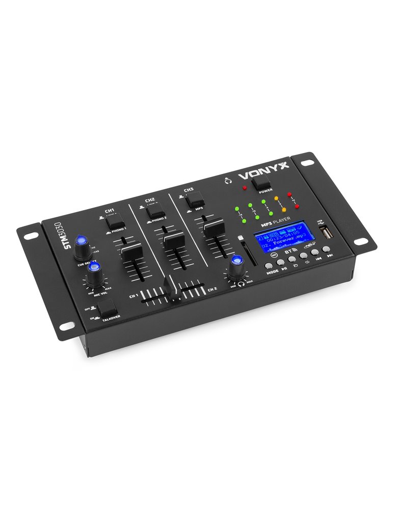 STM3030 Mezclafdor 6 canales USB/MP3/BT/REC