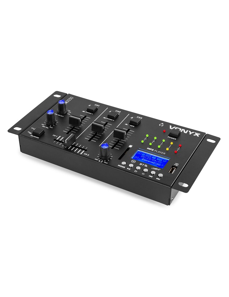 STM3030 Mezclafdor 6 canales USB/MP3/BT/REC