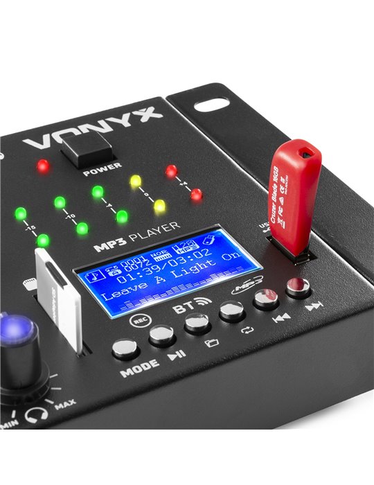 STM3030 Mezclafdor 6 canales USB/MP3/BT/REC