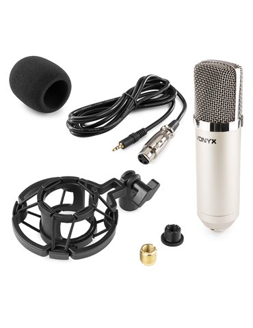 CM400 Microfono de estudio de condensador plata 2