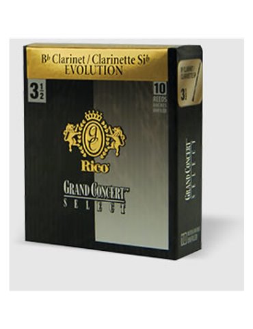 Caja 10 Cañas Clarinete Rico Gran Concert Select Evolution 4