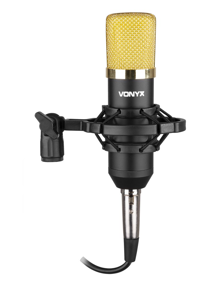 CM400 Microfono de estudio de condensador negro/oro