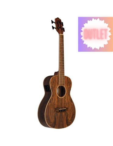 Ukelele Bajo Lanikai FB-EBU Figured Bocote Electrificado