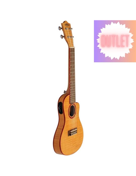 Ukelele Concert Thin Lanikai FM-CETC Flame Maple Electrificado