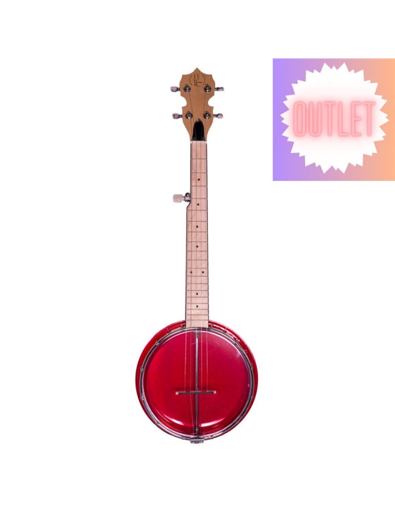 Banjolele 5 cuerdas Bones BB500-R Rojo