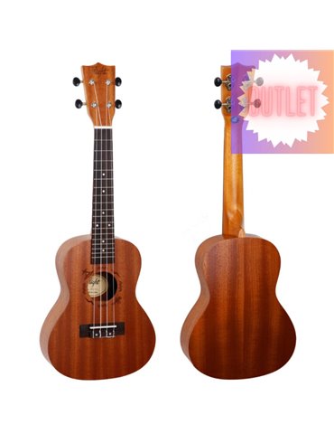 Ukelele Concert Flight NUC-310 Natural Sapelly