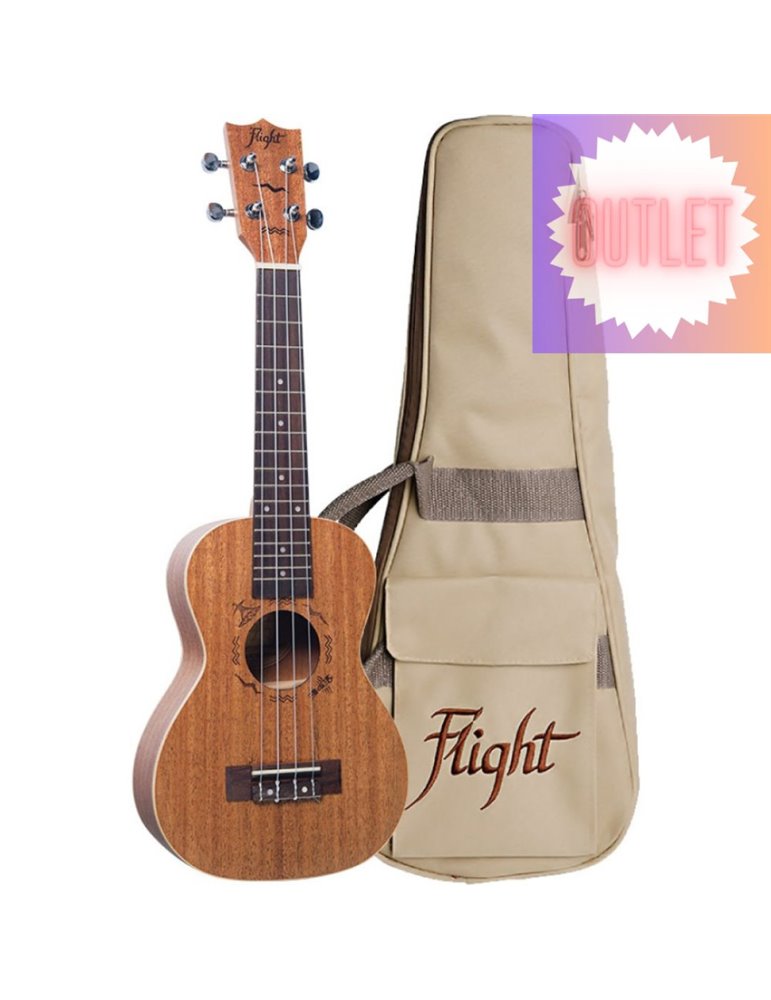 Ukelele Concert Flight DUC-323 Designer Caoba