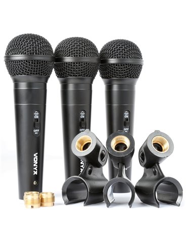 VX1800S Microfono dinamico set 3pcs