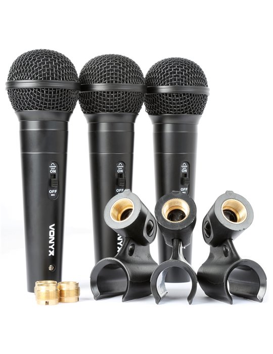 VX1800S Microfono dinamico set 3pcs